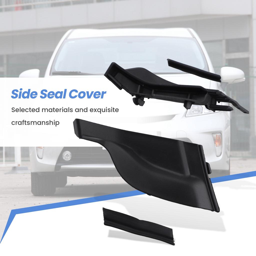 M93K-1Pair Front Cowl Side Vent Cover Windshield Wiper Side Cowl Cover For Toyota Prius 2010-2015 55083-47020 55084-47020