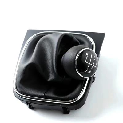 Ручка переключения передач 5/6 Speed Stick с кожаным чехлом для багажника для Volkswagen VW Golf 5 V MK5 MK6 Jetta R32 2004-2014 Car-Stying