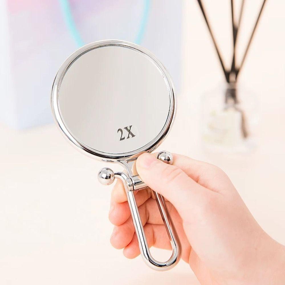 Mirror Women Girls Cosmetic Mirror Magnifying Makeup Mirror Travel Accessories Folding Stand Mirror