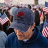 Регулируемая винтажная бейсболка с вышитой надписью 1776 We The People 250 Years 2026 и принтом флага, в потертом стиле, для взрослых