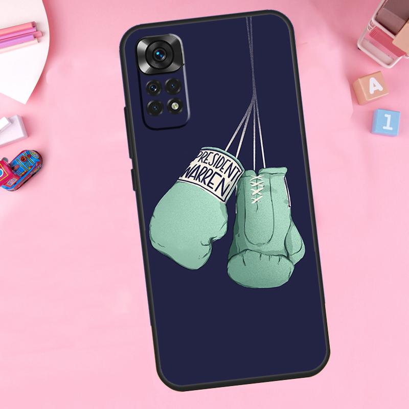 Боксерские перчатки Для Xiaomi Redmi Note 14 10 11 12 13 15 Pro Plus Чехол для телефона Для Redmi 15C 14C 10C 12C 13C 15