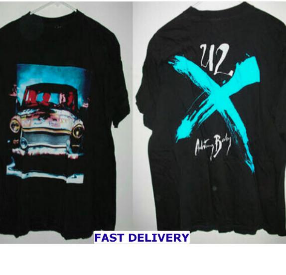Tour 2023 U2 Achtung Baby T-Shirt Sphere Live Band Las Vegas Graphic Rock Concer