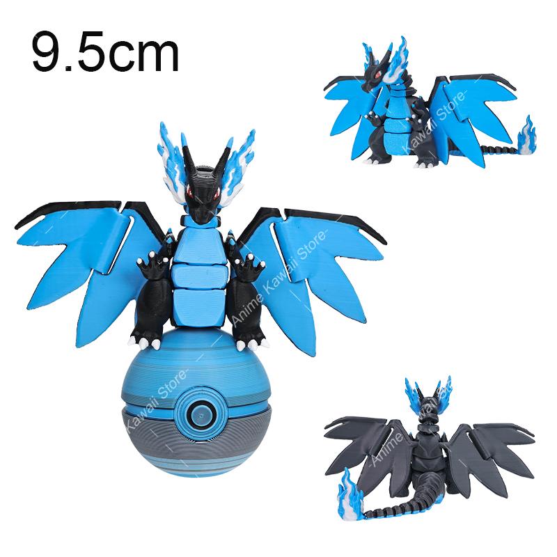 Charizard Xy Action Figure 3D Printed Gliscor Magikarp Morpeko Gengar Cartoon Character Desktop Statue Collectible Toy