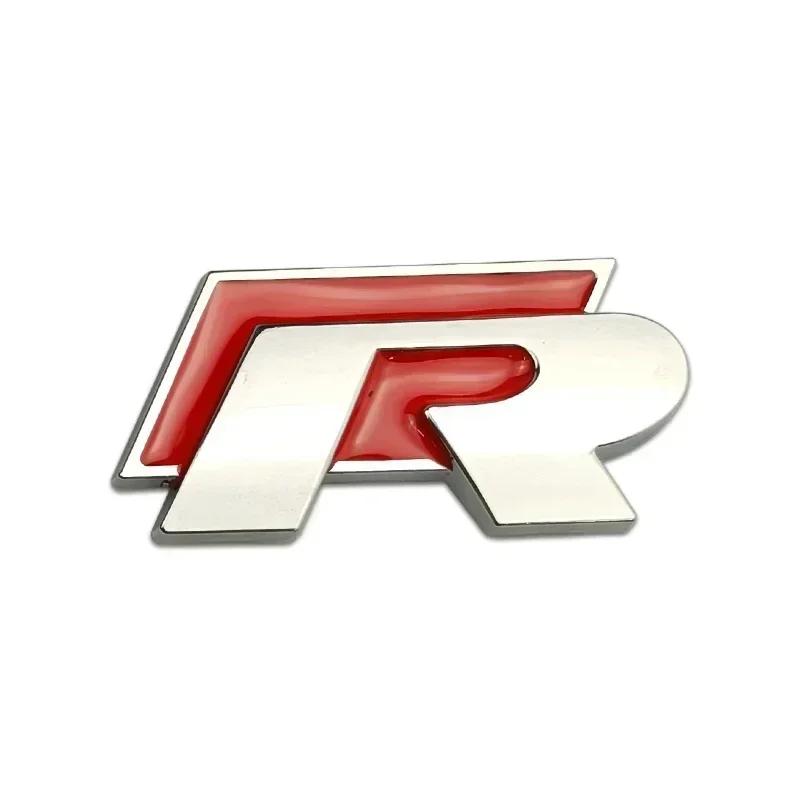 2026 Hot VOLKSWAGEN Metal Car Front Trunk Logo Grille Emblem for Volkswagen VW R Line Tiguan Bora Golf Passat Touran Jetta CC Be zf5