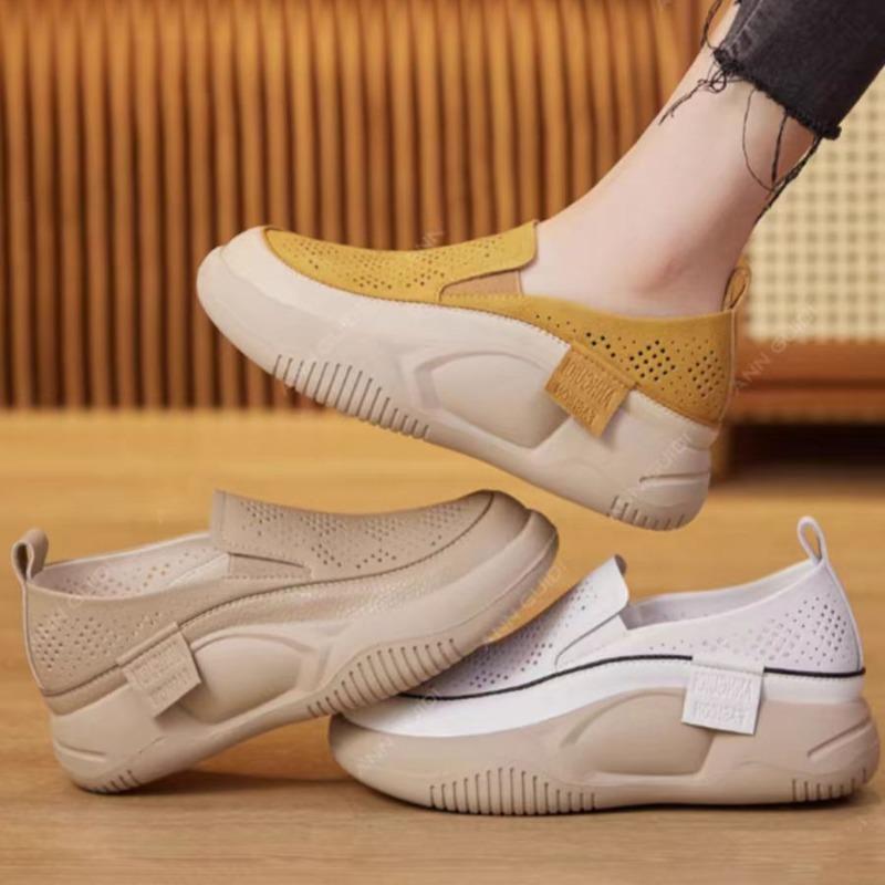 Модная женская повседневная обувь с плоским дном, дышащая, прогулочная обувь для отдыха, мягкая подошва, удобные кроссовки, повседневные спортивные сандалии 2024