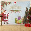 Home Decor Tapestry Santa Christmas Tree Print Wall Hanging Room Wall Decor Background Fabric