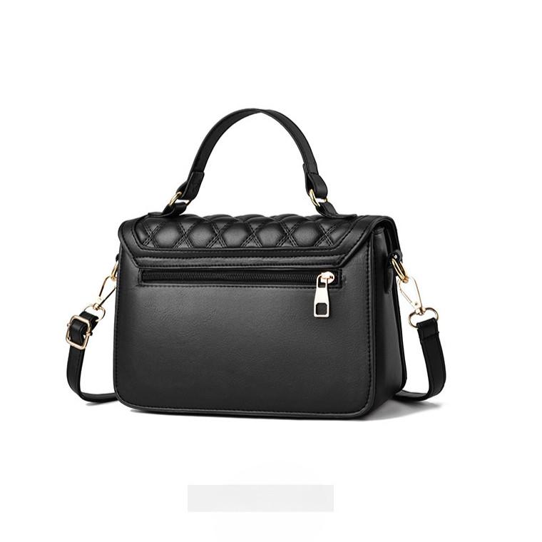 Ielgy Fashion One-Shoulder Messenger Bag Diamond Portable Korean Casual One-Shoulder Messenger