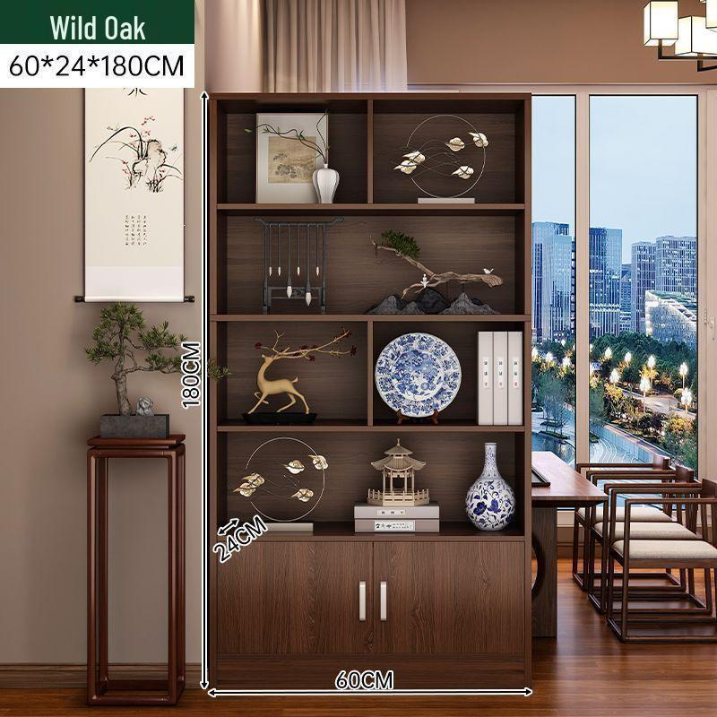Compact Display Cabinet: Curio, Bar Counter, Wine Rack, Bookshelf for Home