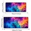 Creative Super Large Mouse Pad Creative Pattern Stitched Edge Mouse Mat Anti-Slip Cute Keyboard Mice Mat Computer Accessories