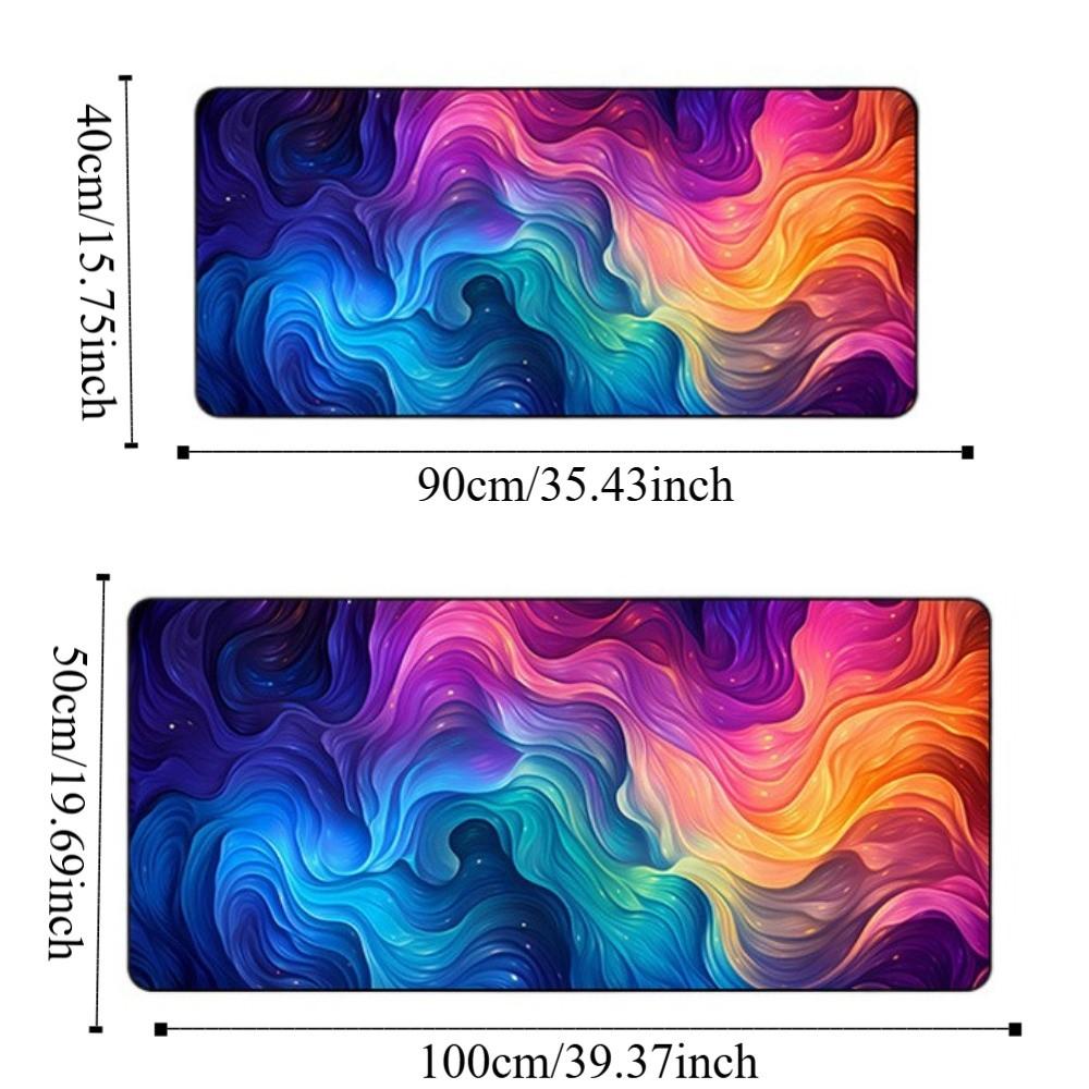 Creative Super Large Mouse Pad Creative Pattern Stitched Edge Mouse Mat Anti-Slip Cute Keyboard Mice Mat Computer Accessories