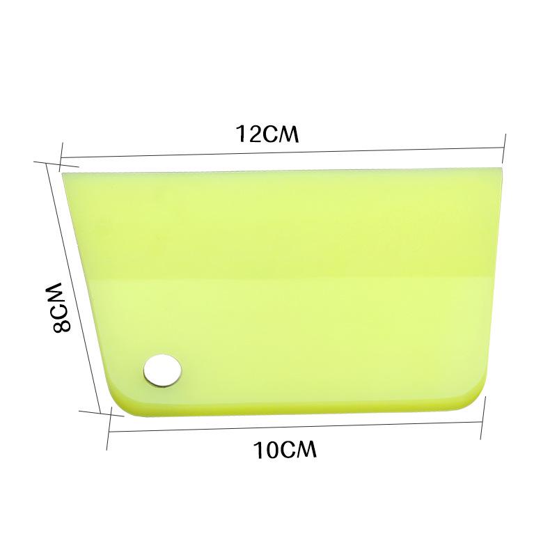 Прозрачный магнитный скребок для пленки и краски с отполированным вручную трапециевидным дизайном