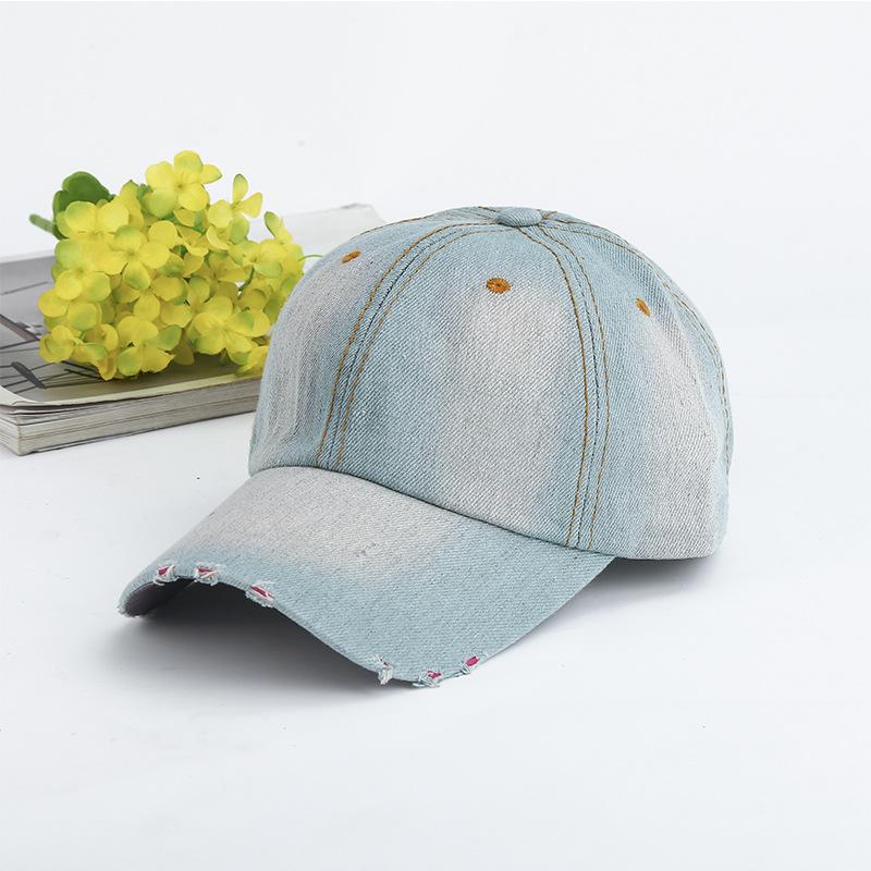 Твердая джинсовая бейсболка для женщин и девочек, кепка Snapback в стиле хип-хоп, шляпа для папы, летняя шляпа