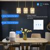 LangYeao CE RoSH Tuya Smart Light Switch with Neutral Wire Work with Google Home Alexa App Control Safety Door Installation