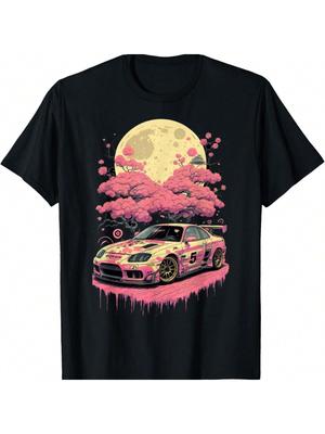 Anese Автогонки Дрифт Сакура JDM Девушка Гонщик Футболка