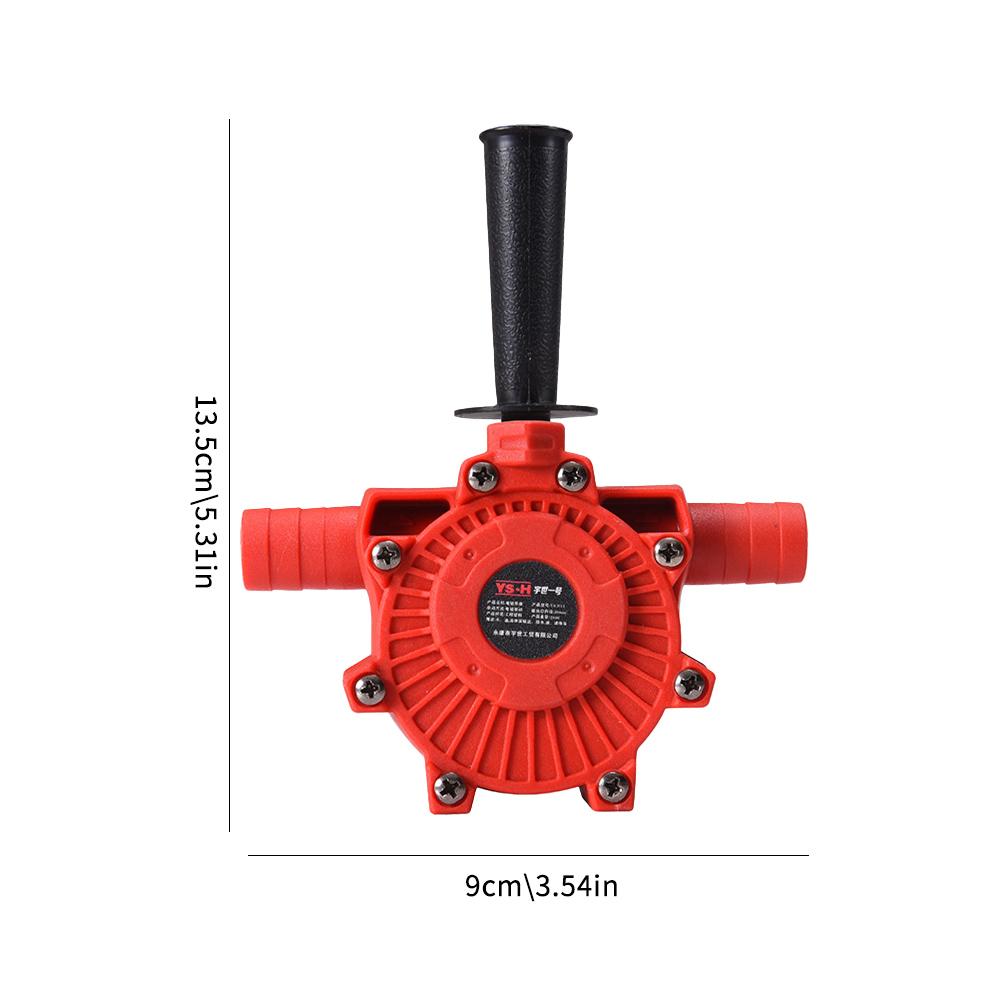 Electric Drill Drive Pump Self Priming Transfer Pumps Pump Fluid Portable Shank Oil Easy Portab I9I0