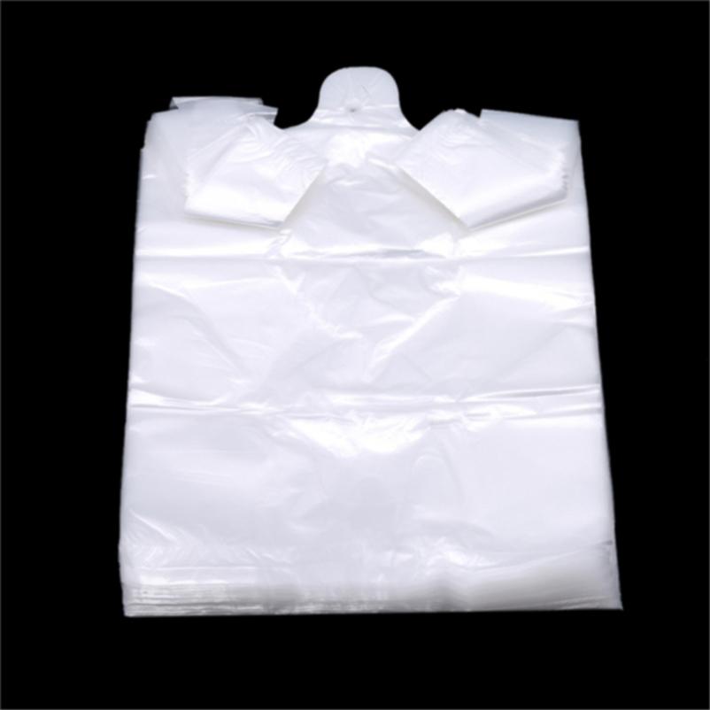 100pcs Transparent Bags Shopping Bag Supermarket Plastic Bags Food Packaging