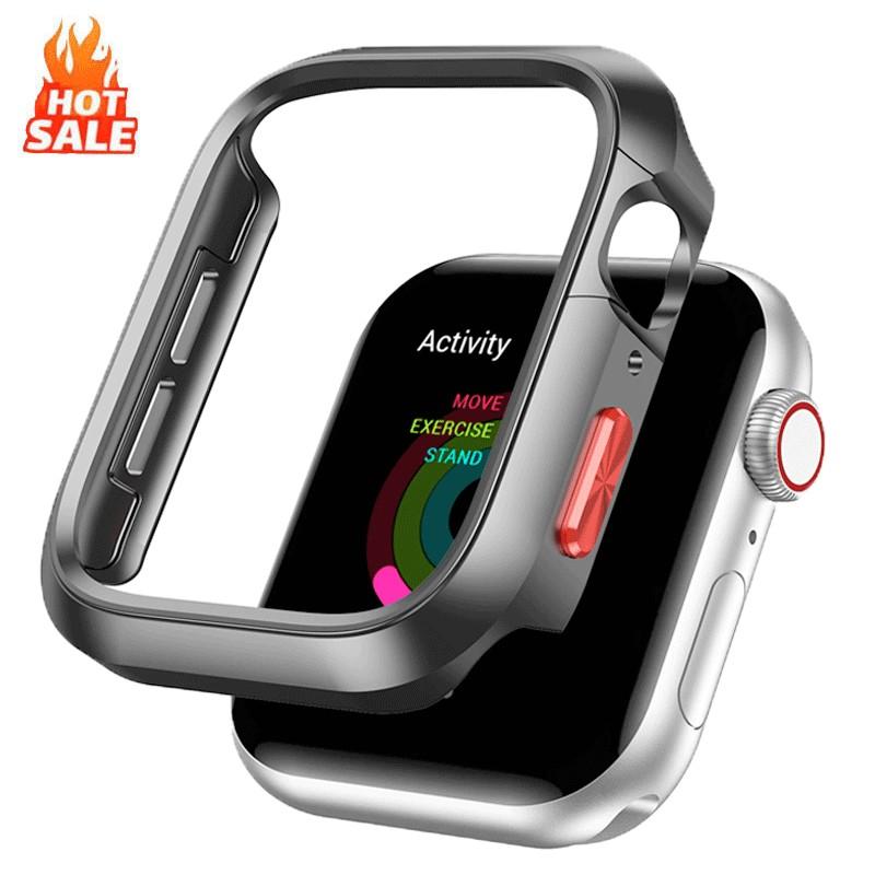Жесткий защитный чехол-рамка-бампер из поликарбоната для Apple Watch 42 мм 44 мм 45 мм 46 мм 49 мм Iwatch Серии 11 10 9 8 7 6 5 4 3 2 1SE Ultra