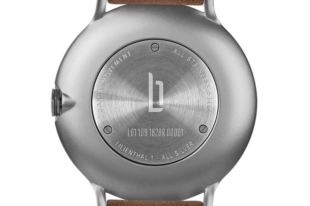 Часы Lilianthal Berlin Brown с маленькой секундной стрелкой, сделано в Германии, L01-209-B002A