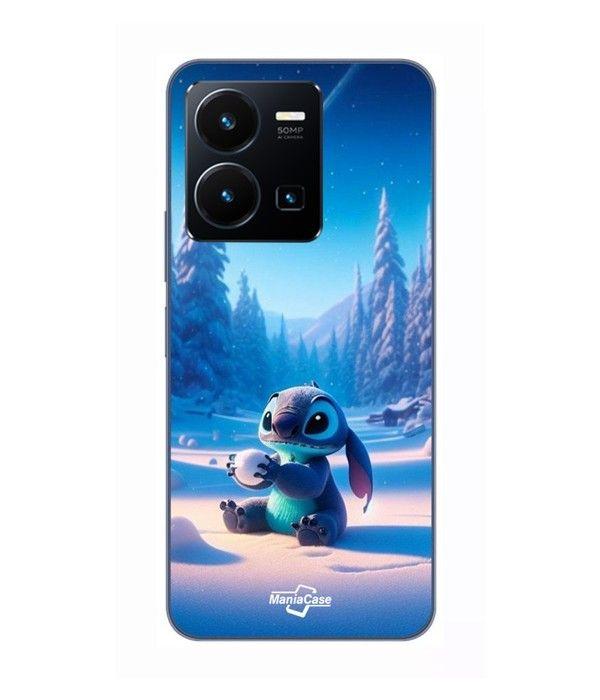 Coque Pour Vivo Y35 4G Stitch mignon neige étoilée 3D Maniacase