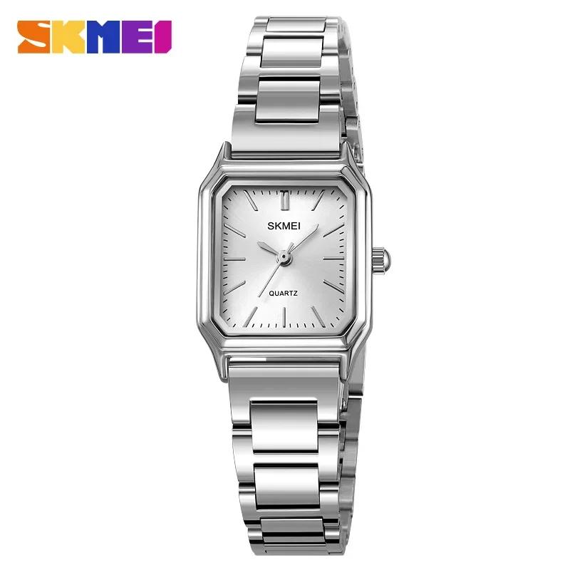 SKMEI 2237 Fashion Ladies Watches Waterproof Female Girl Clock Luxury Stainless Steel Strap Quartz Women Wristwatch reloj mujer