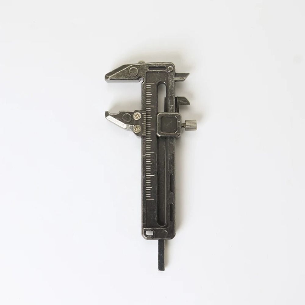 Portable Design Thickness Gauge High Accuracy EDC Measuring Tool Portable Depth Ruler Camping Use