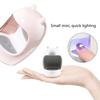 Mini UV LED Nail Lamp Portable Nail Dryer Nail Gel Polish Curing Lamp Quick-Drying UV Light Nail Lamp for DIY Nail Art