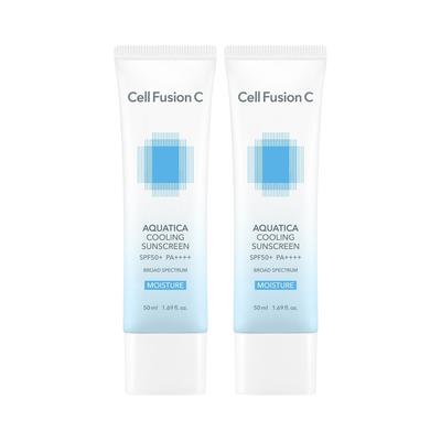 Cell Fus Skin aquatiCa Охлаждающий солнцезащитный крем 50 мл Дуо