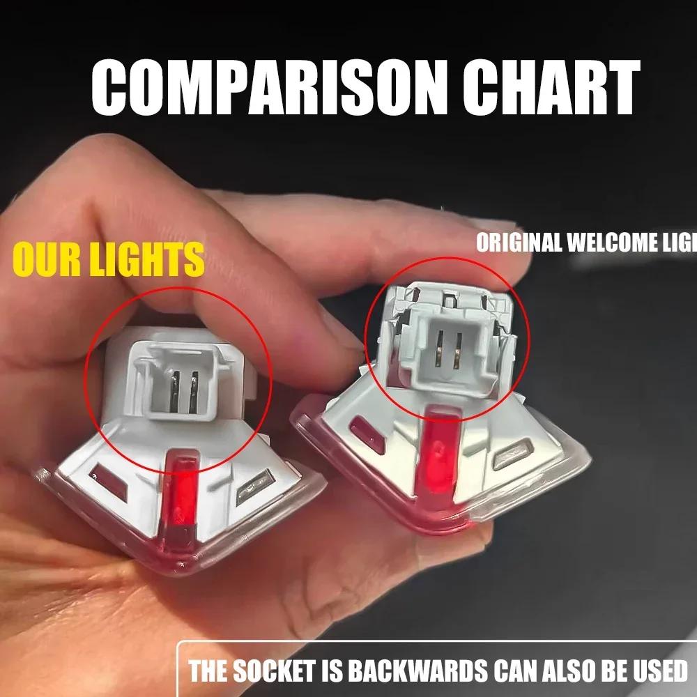 C200 E200 Для автомобиля Mercedes Benz Светодиодные огни приветствия в дверях для Mercedes Benz M E B A C GL Класса W166 E200l E300L E450L W212 W246 W