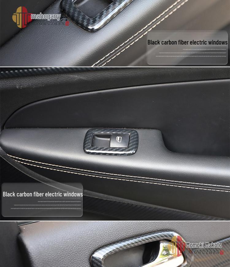 Отделка рамы навигации из углеродного волокна для салона Grand Cherokee 14-15