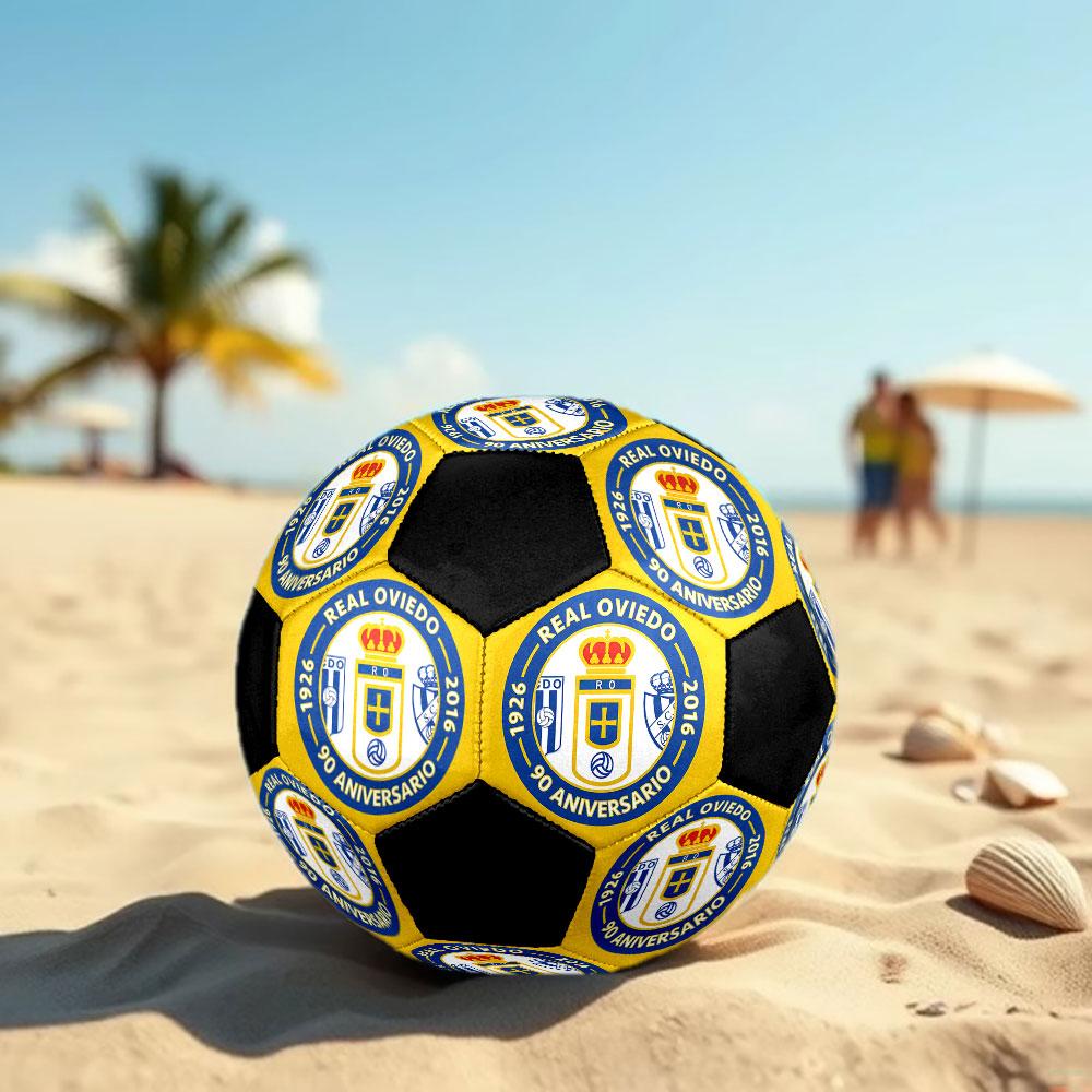 1pc Real Oviedo Soccer Ball Size 5 Indoor Soccer Ball Fashion Colorful Backyard Game - Great For Sports Fans Gift HE47