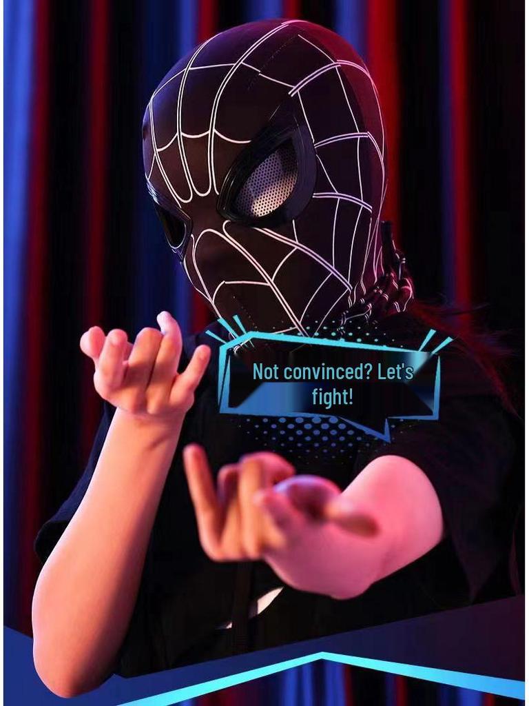 Spider-Man Miles Morales Light-Up Costume Mask for Kids