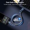 QOOVI Кабель USB C к USB Type C, 100 Вт, PD Quick Charge 4,0, быстрая зарядка для Xiaomi Mi11, Samsung, Macbook, iPad, шнур для зарядного устройства USB-C