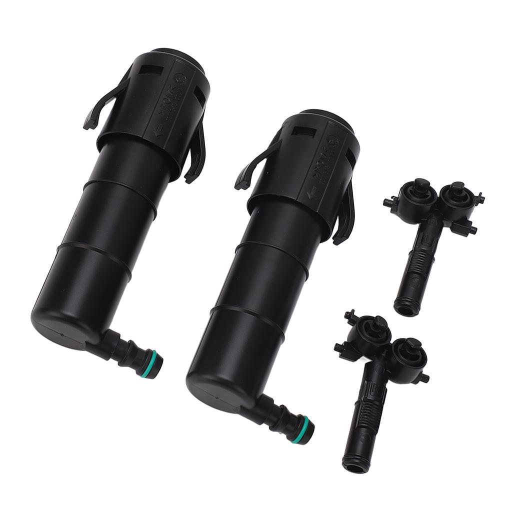 1 Pair Headlight Washer Nozzle 13227348 Headlamp Washer Fluid Jet Replacement for Opel Insignia A 2009 To 2017