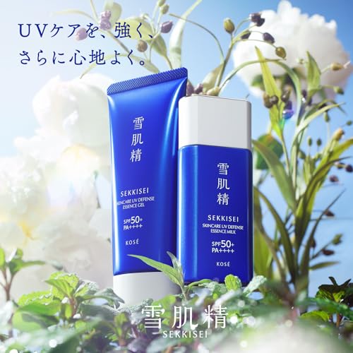 Sekkisei Солнцезащитный уход UV Эссенция Молочко 60г SPF50+/PA++++ Водостойкий Для лица и тела Использование Слезы Иова