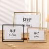 Transparent Surface Tabletop Decorative Frame Rust-proof Floating Picture Frame  Home