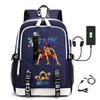 Хит продаж Рюкзак ONE PIECE Луффи с USB-зарядкой, большая вместимость