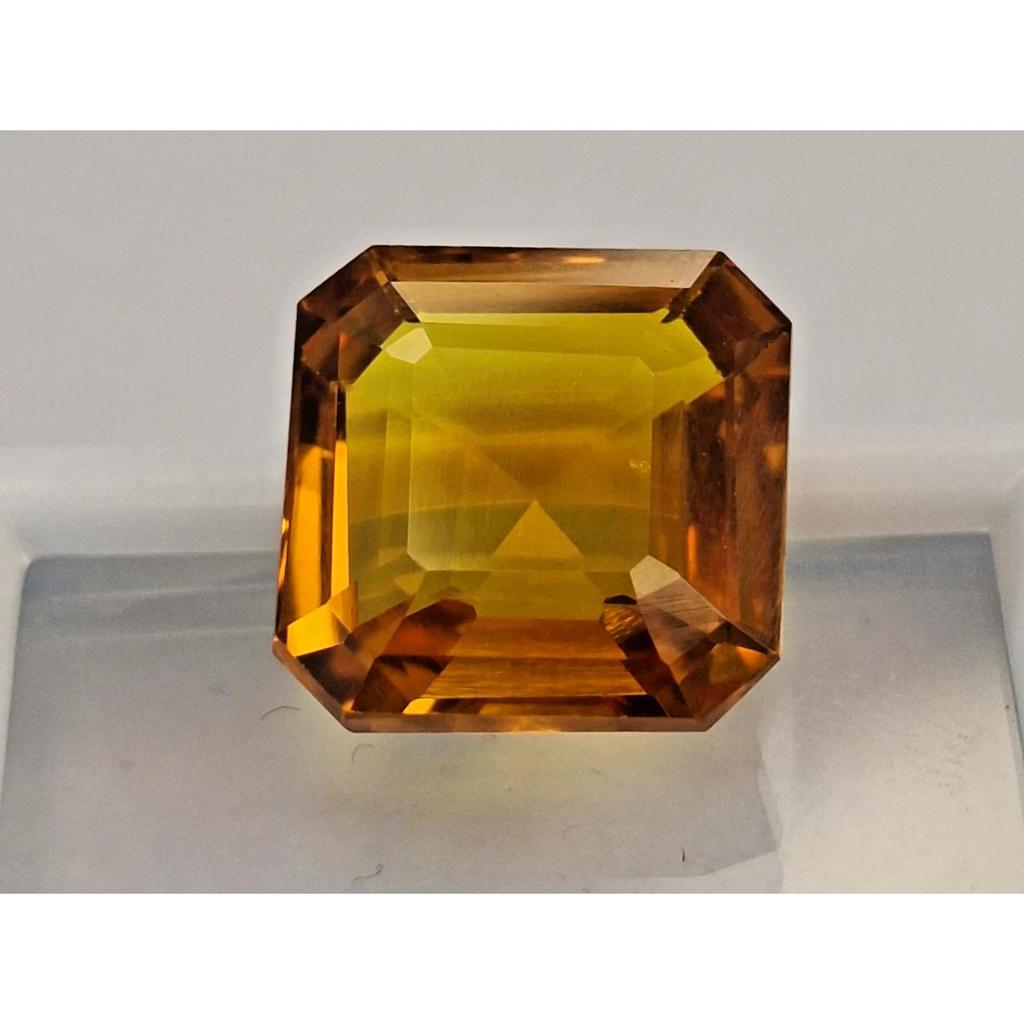 Certified Natural Orange Painite Mogok Asscher Cut 8-10 Ct Beautiful Gemstone