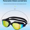 Adult Children Swimming Goggles Comfort Outdoor Sports Eyewear Durable Optical Lens HD Waterproof Anti Fog Pool Glasses
