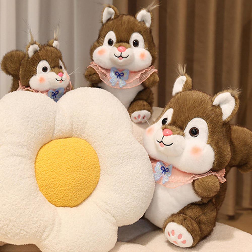 Cute Squirrel Plush Toy Animal Squirrel Plush Doll Plush Squirrel Doll Kids Birthday Christmas
