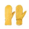 Aozhe Sheepskin Cold-proof Ski Gloves with Floor and Winter Waterproof Fleece Thickened Outdoor Snow Board Gloves
