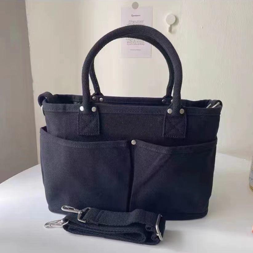 Vegiebag Ручная сумка для мамы и малыша для прогулок Легкая Большая вместимость Мамина сумка Женская холщовая сумка-тоут
