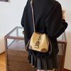 Stylish Korean Fashion Casual Women's Bucket Bag Trendy Fall Collection In Black And Brown