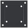 Square Post Base 4 pcs 121 x 121 mm Steel Powder Coated