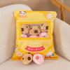 Capibala Snack Pillow Bag Of Small Doll Plush Toy Capybara Doll Cushion Doll