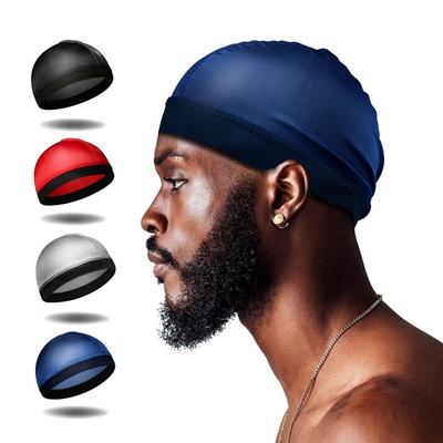 Эластичные волнистые шапки, однотонные многоцветные шапки Durag, мужские шапки Durag, мужские шапки