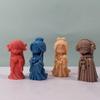 Украшение для девочки Силиконовая форма Форма для смолы Мастика Форма для свечей Настольное украшение