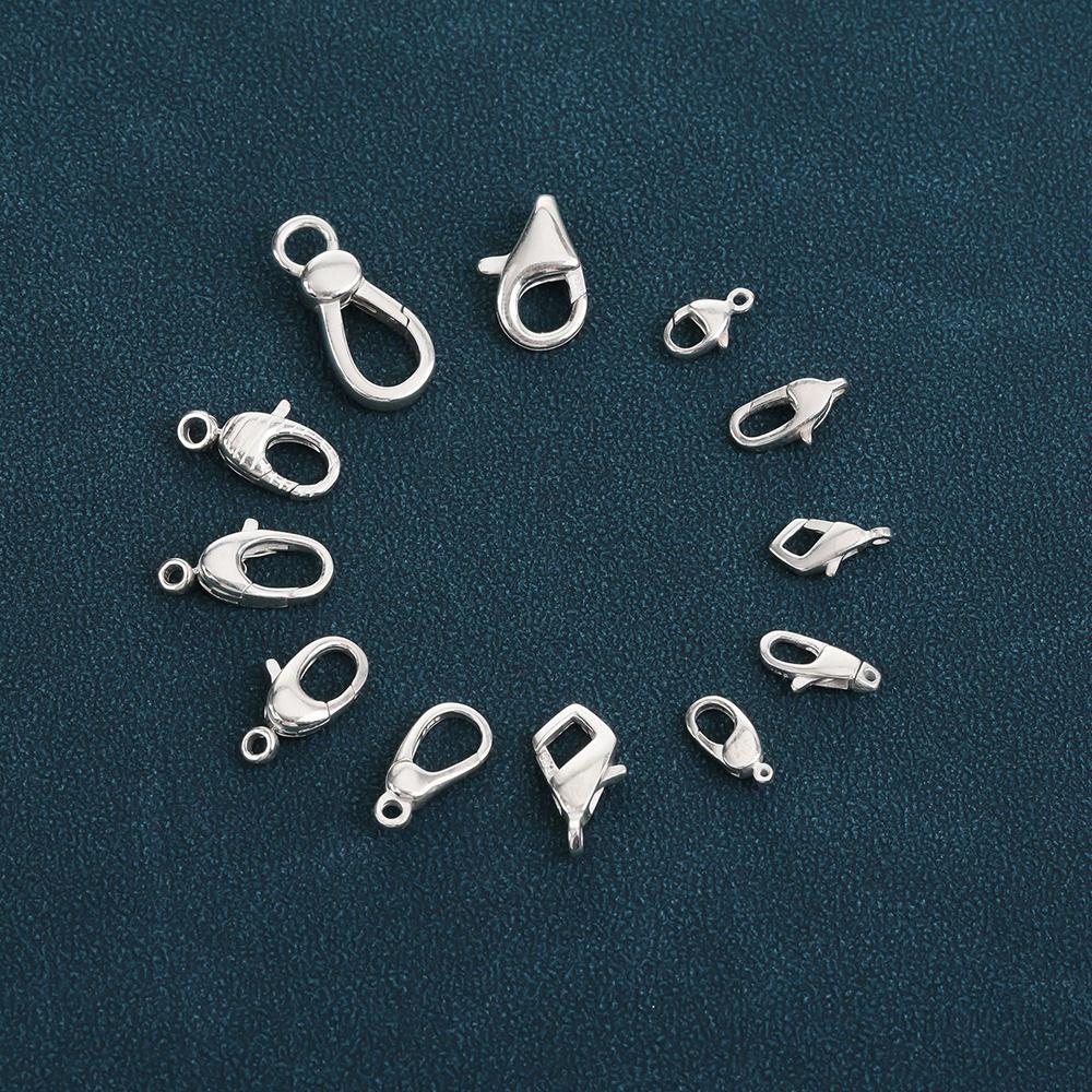 S925 Sterling Silver Lobster Clasp Diy Jewelry Handcrafted Accessory Clasp Bracelet Necklace Connecting Clasp