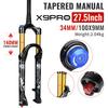 Воздушная вилка Nanlio X9 Pro для MTB, стойки 34 мм, ход 140/160 мм, 26/27.5/29 дюймов, 100x9 100x15