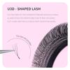 ANNAFRIS U-образные YY 3D 4D 5D Наращивание ресниц Двойные кончики U YY Готовые веера Ресницы Пушистые Мягкие Накладные ресницы