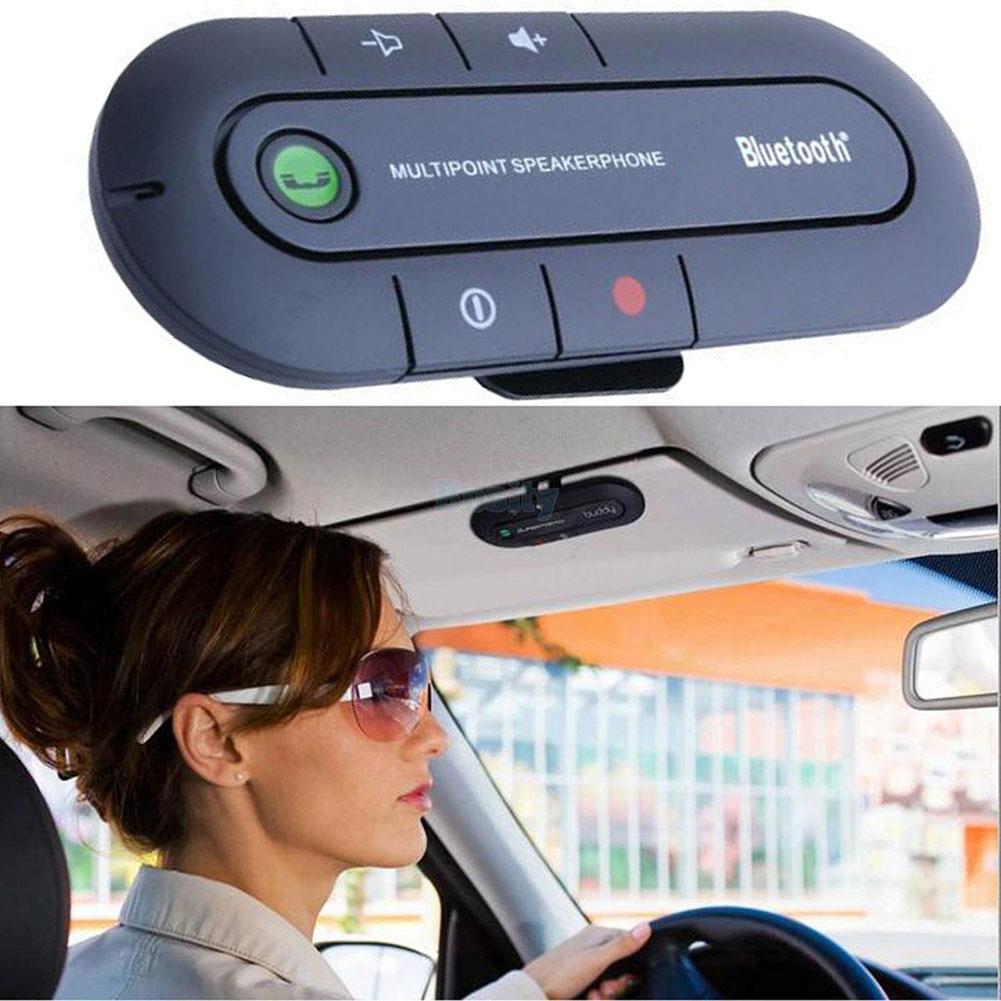 Wireless Bluetooth Handsfree Multipoint Speakerphone Speaker Car Kit Visor
